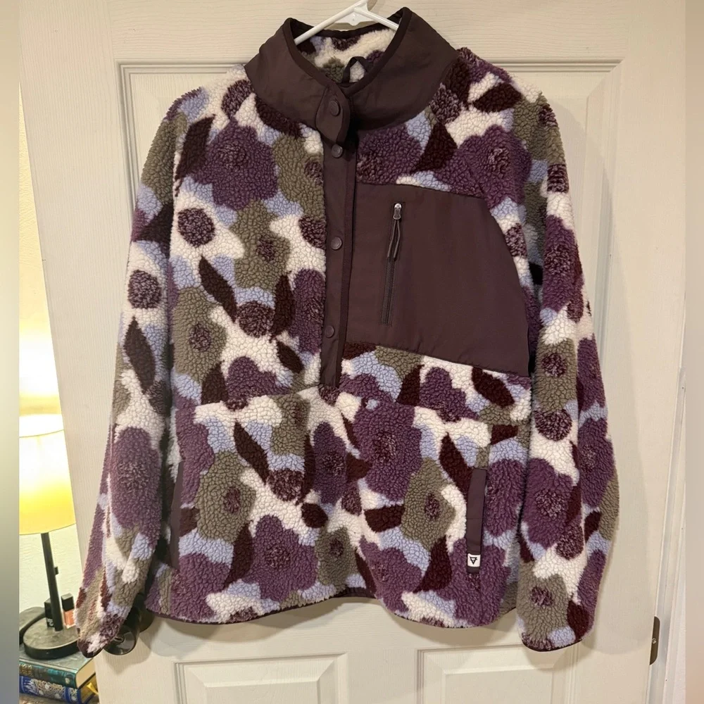 Floral Patterned Teddy Jacket - Picture 1 of 7